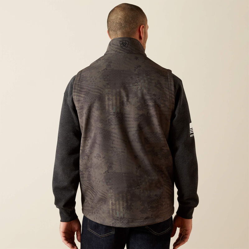 MNS Patriot Flag Softshell Vest