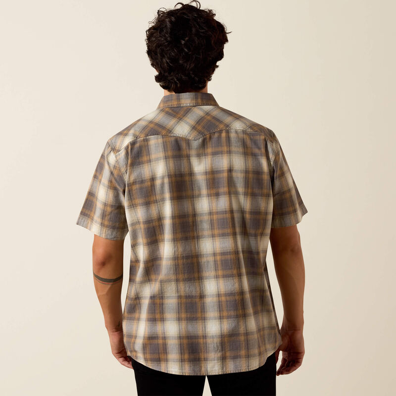 MNS Retro Helix Fitted Snap Shirt