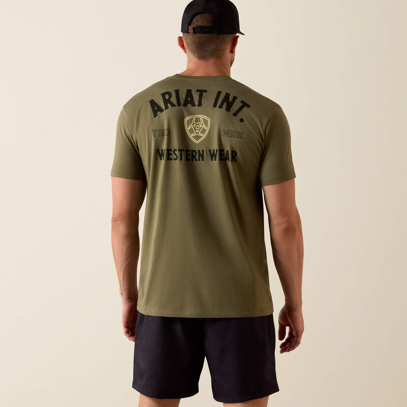 MNS Ariat Outline Shop T-Shirt