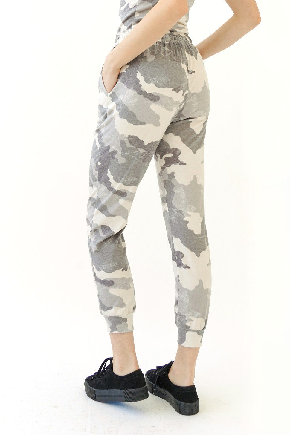 Washed Camo Sweatpants