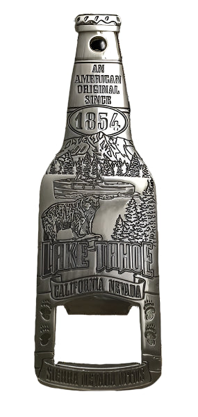 Bottle Opener - Engraved Metal Lake Tahoe