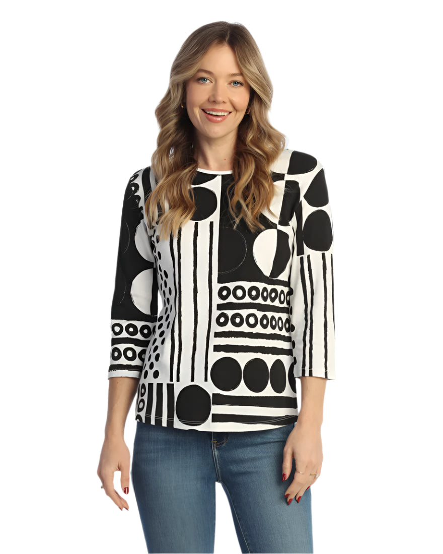 C - Bebop 3/4" Sleeve Top