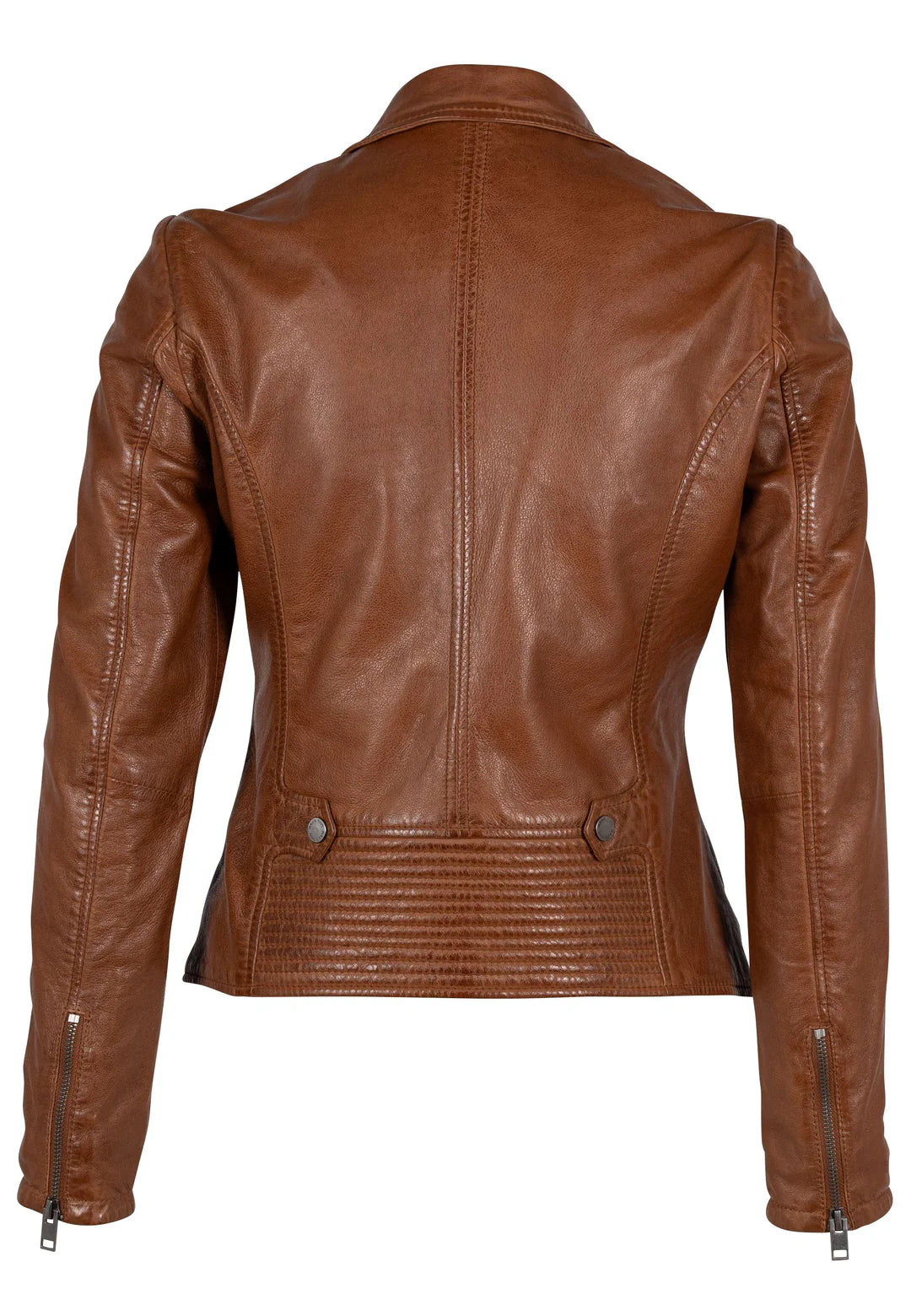 Else 2 Leather Jacket Tonal Zips