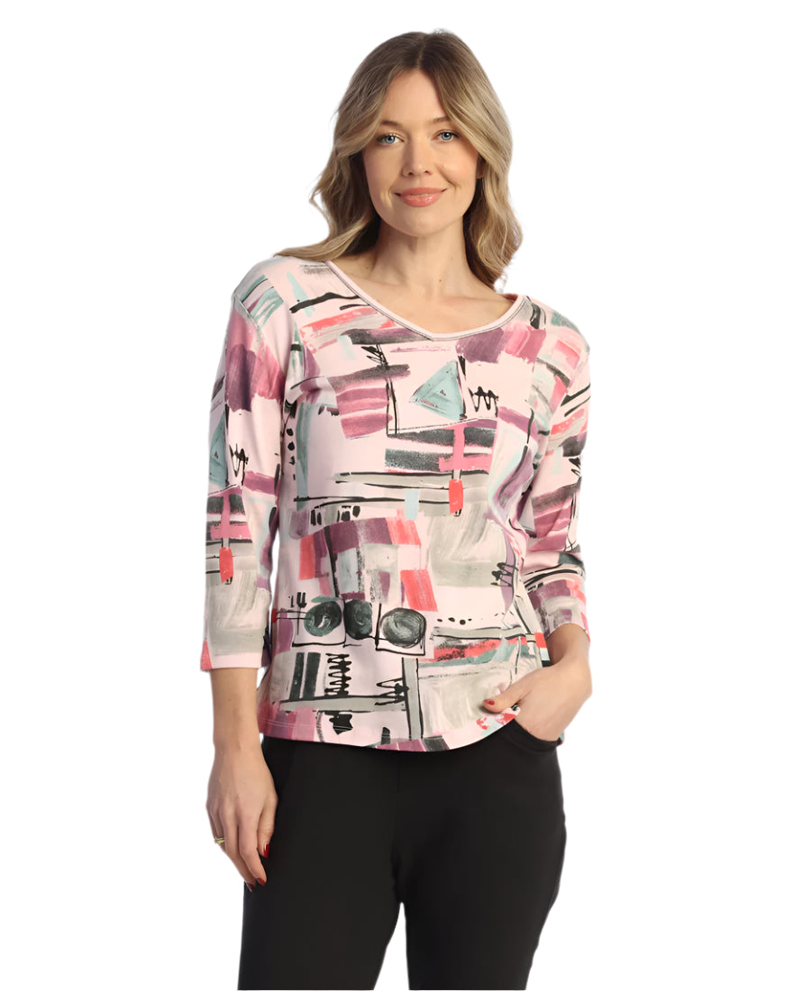 C - Villa 3/4" Sleeve Top