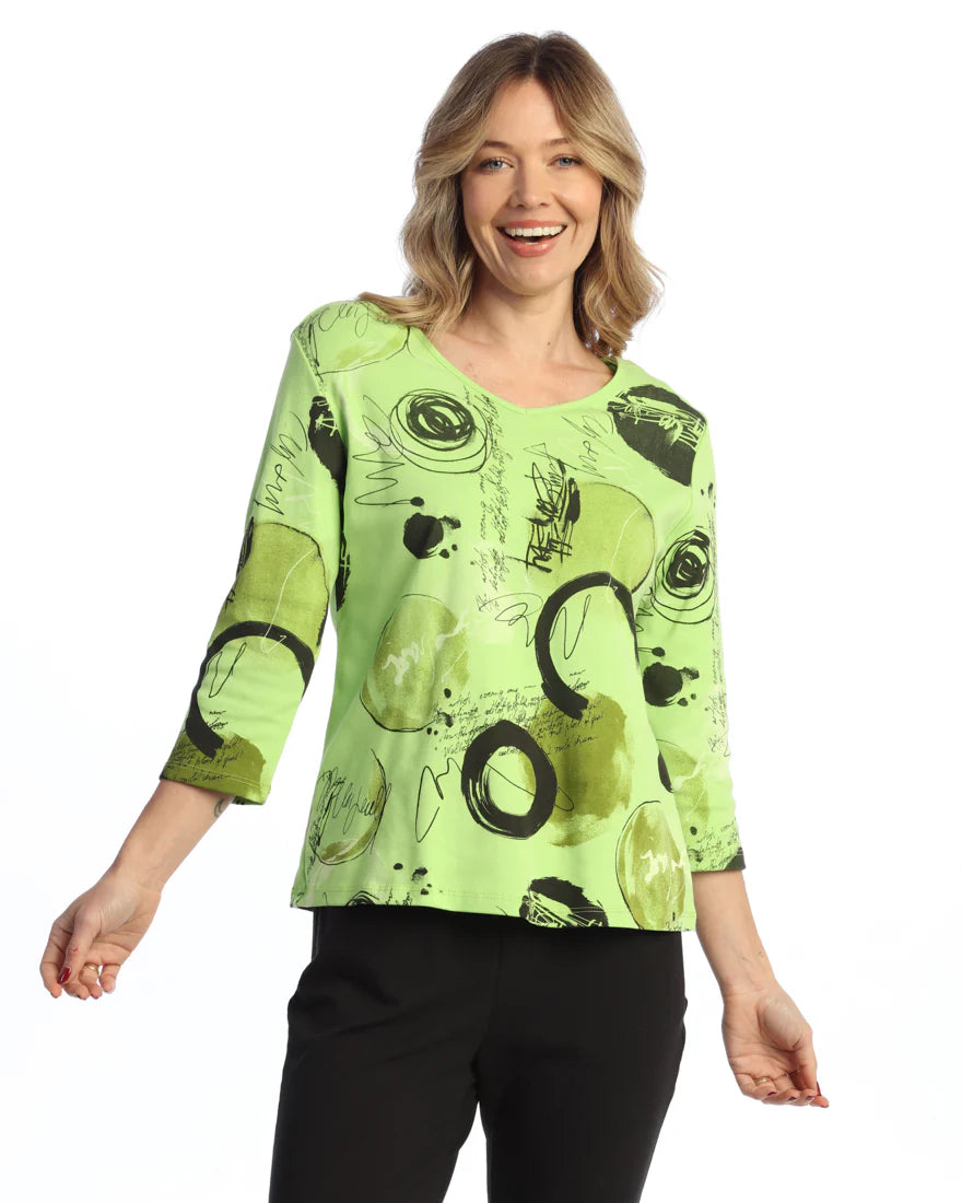 3/4 Slv Cotton Top, Tempo