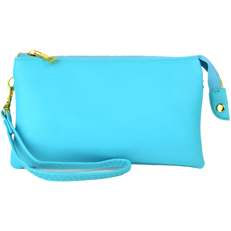 Folded Clutch with Zipper