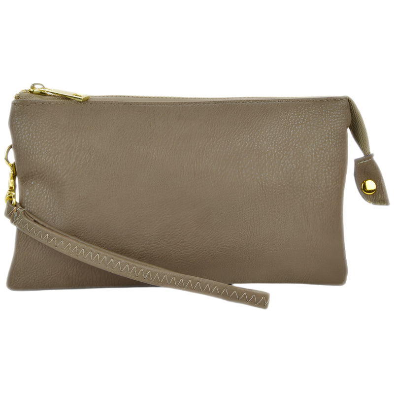 Folded Clutch with Zipper