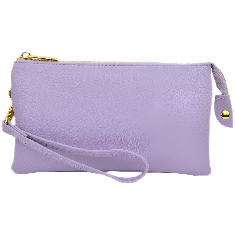 Folded Clutch with Zipper