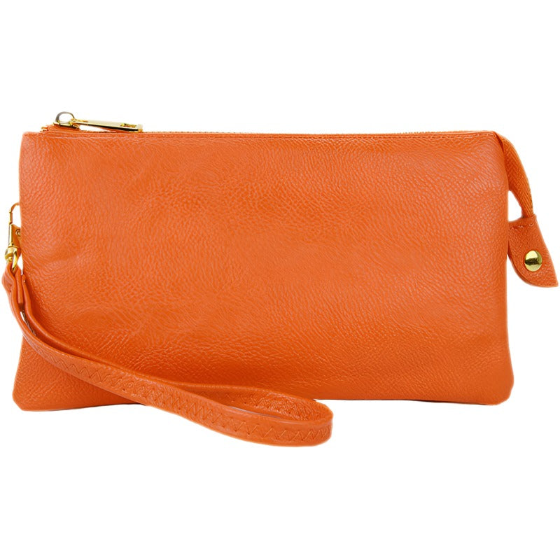 Folded Clutch with Zipper