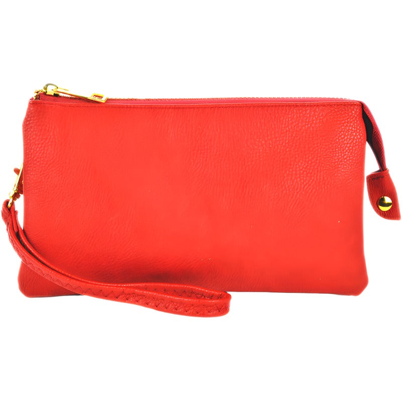 Folded Clutch with Zipper