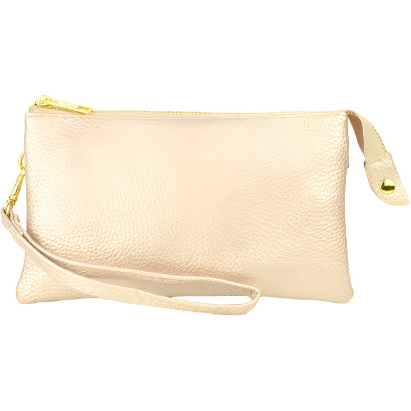 Folded Clutch with Zipper