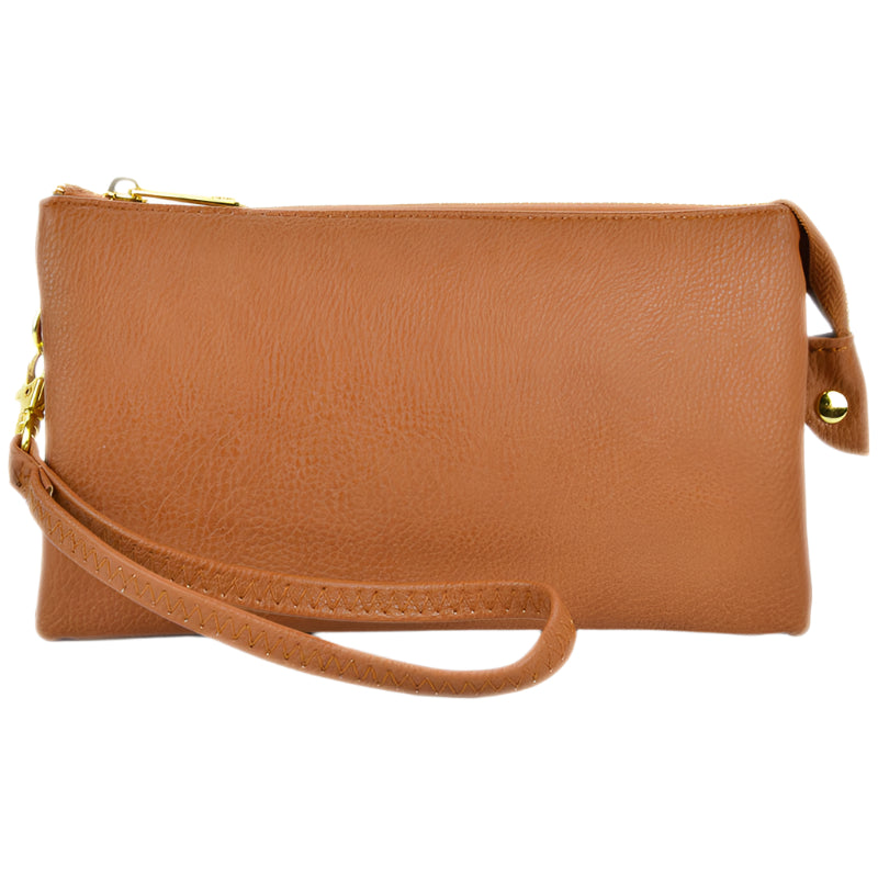 Folded Clutch with Zipper