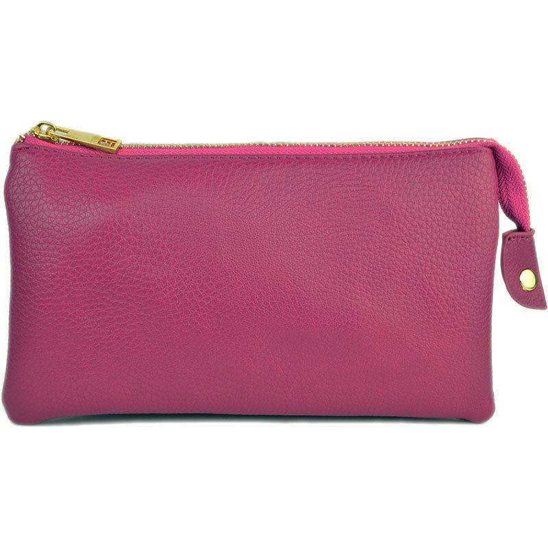 Folded Clutch with Zipper