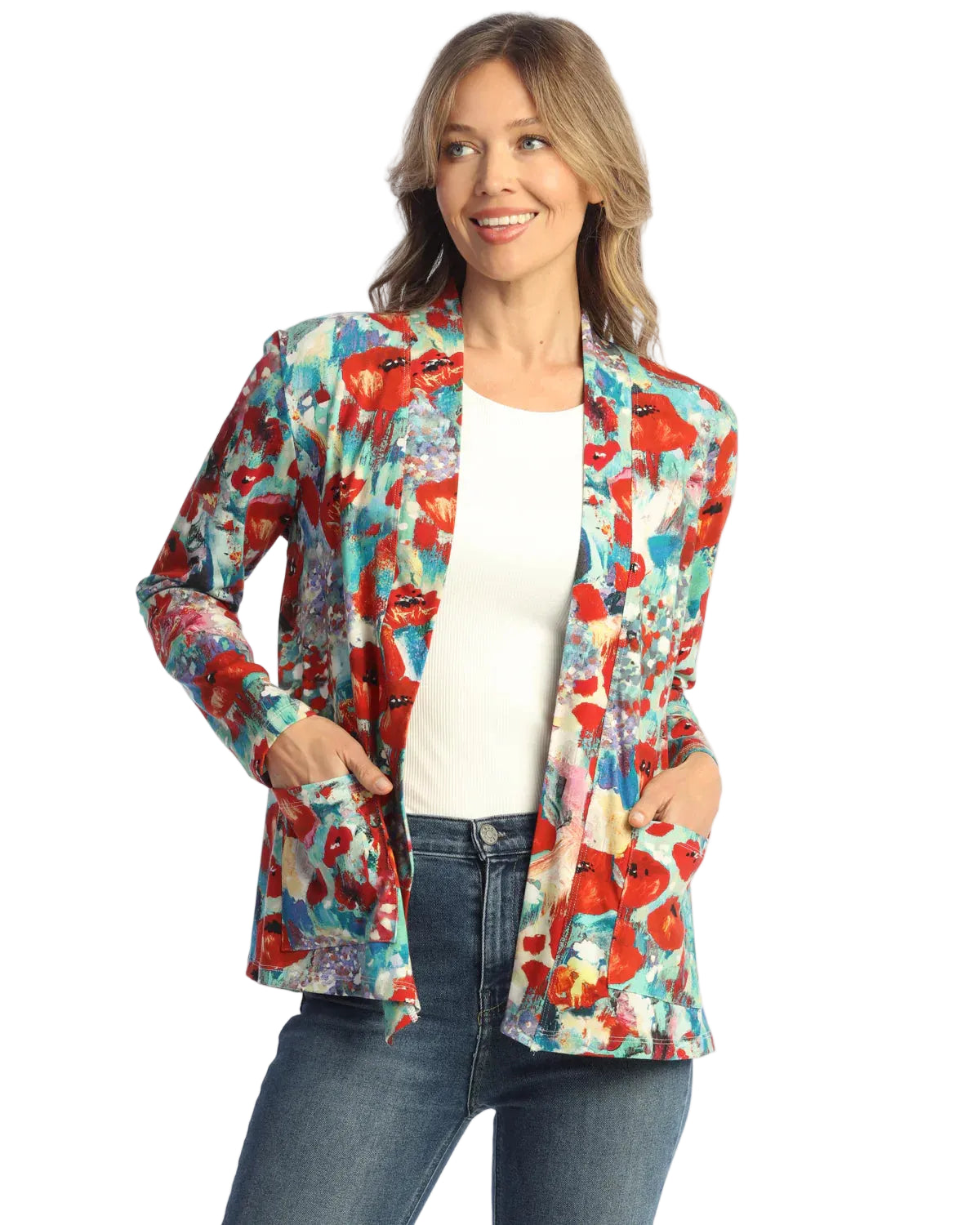 Open Cardigan With Pockets - Prima