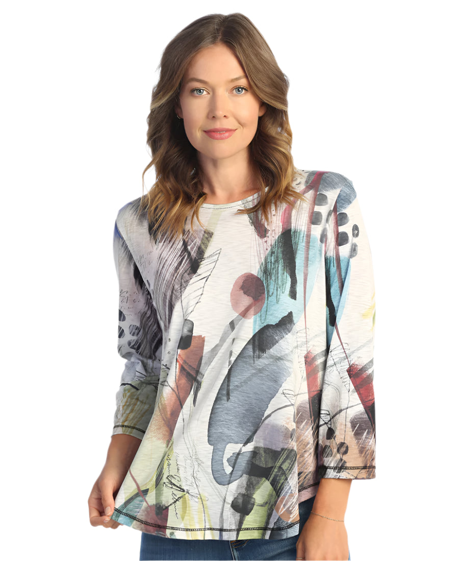 C - Isabella 3/4" Sleeve Top
