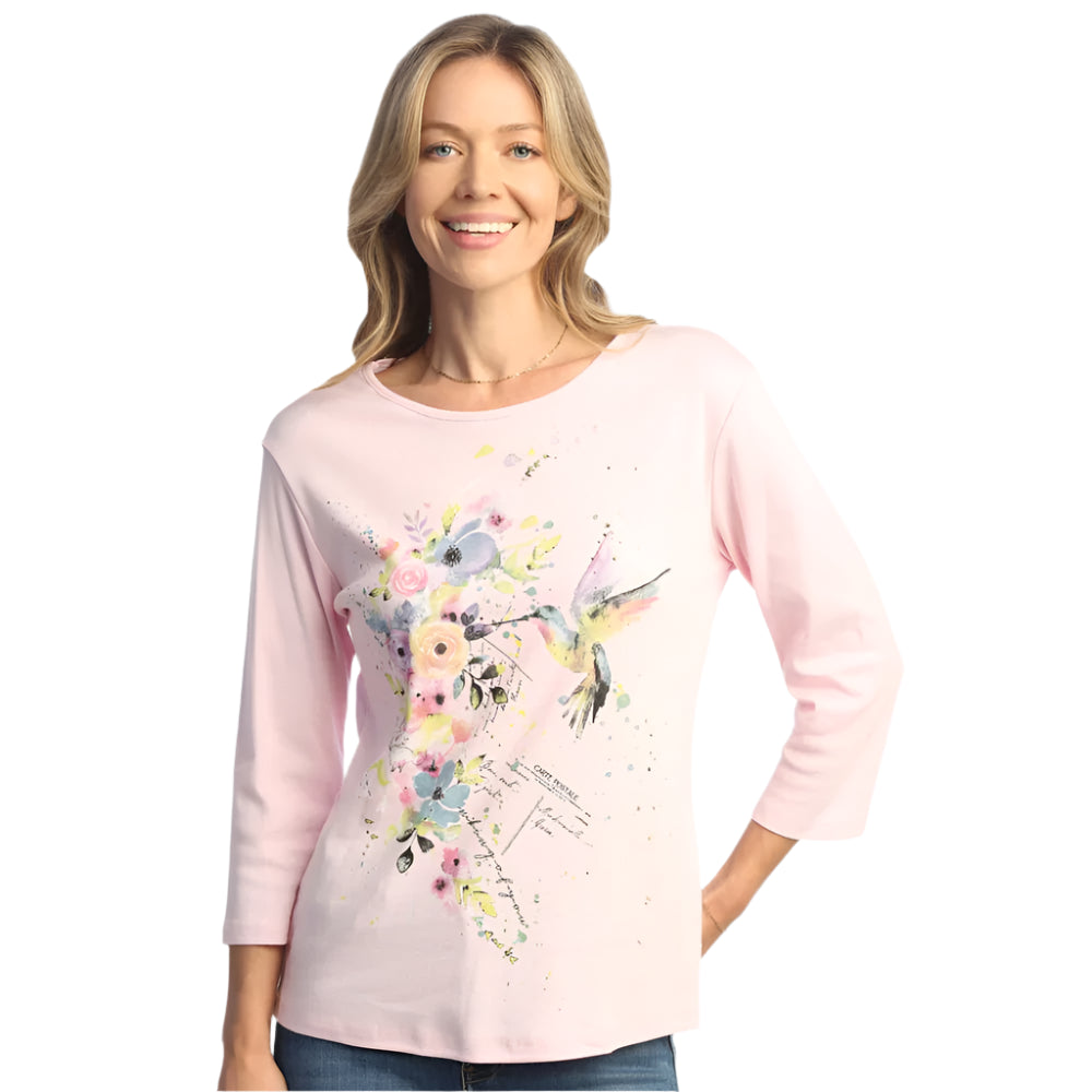 C- Nantucket 3/4" Sleeve Top