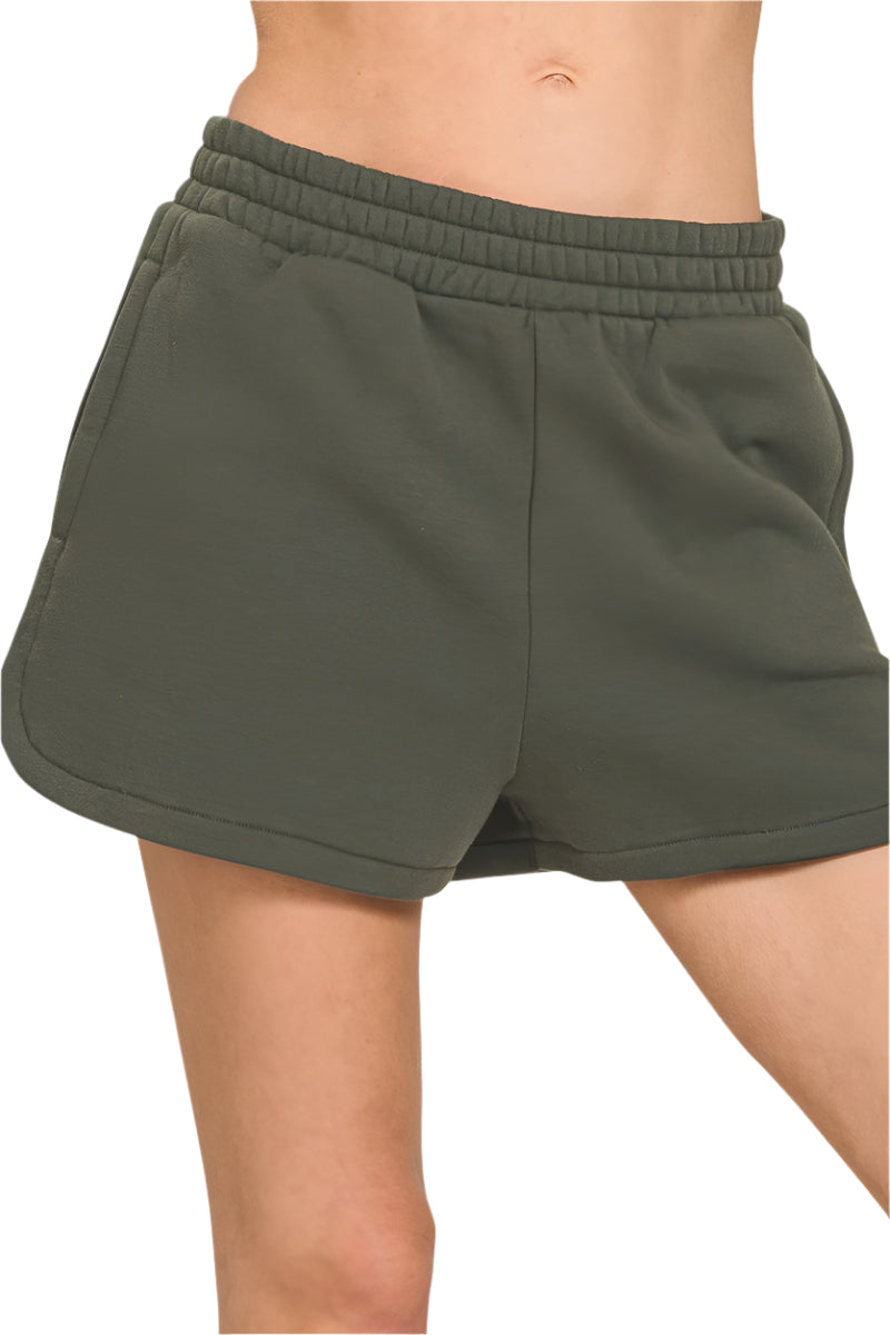 Elastic Waist Shorts
