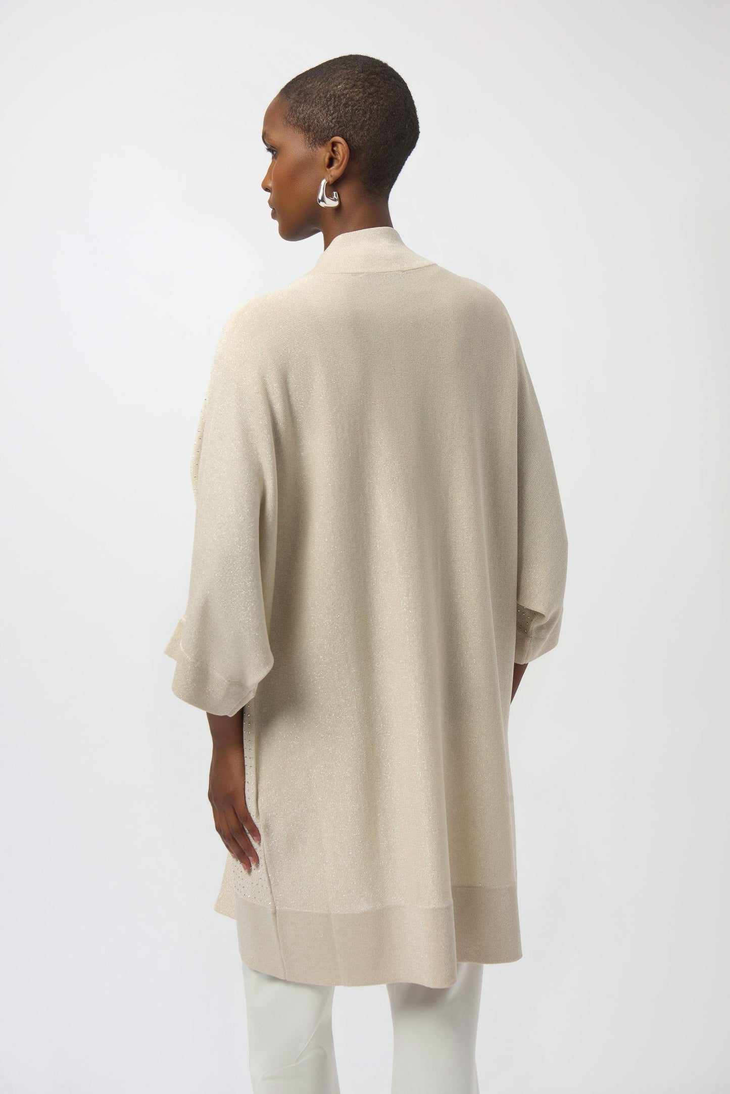 Sweater Knit Cover-Up with Iron-On Detail