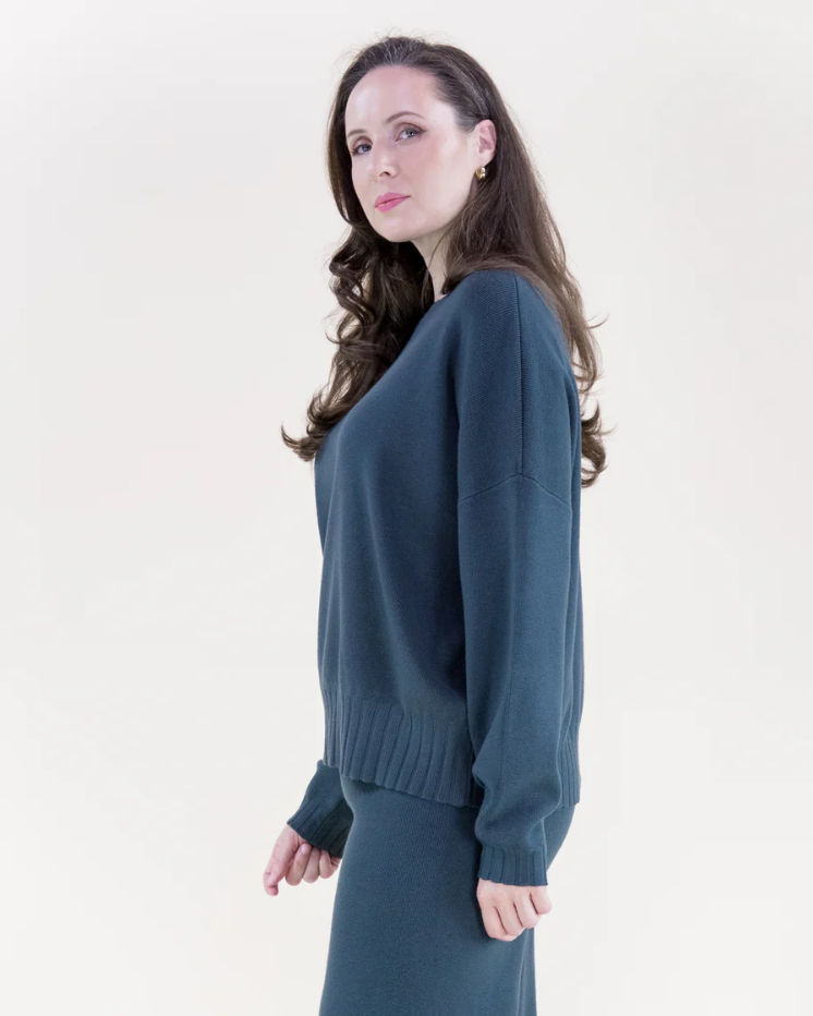 Comfy Crew Neck Pullover Sweater