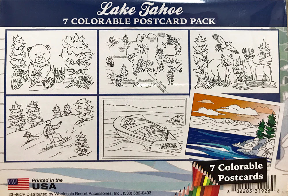 Twelve Color Pencil Pack Lake Tahoe