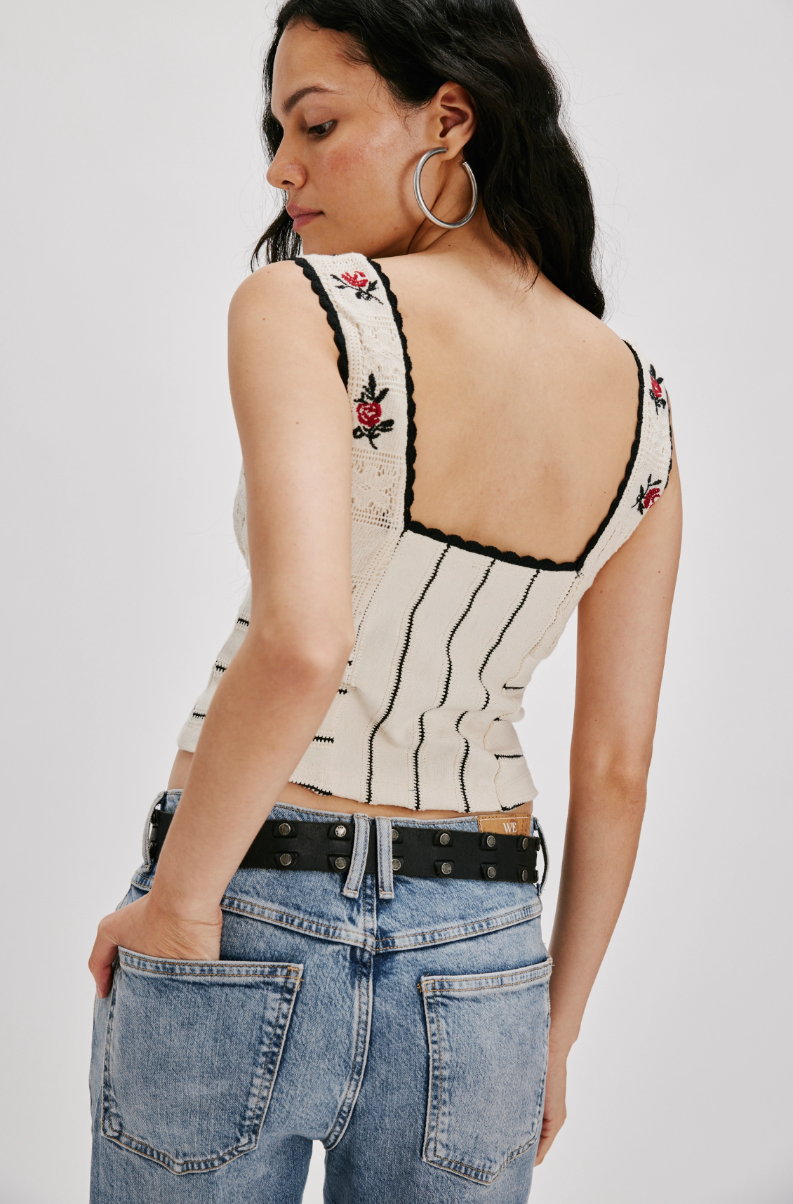 Rose Bud Knit Top