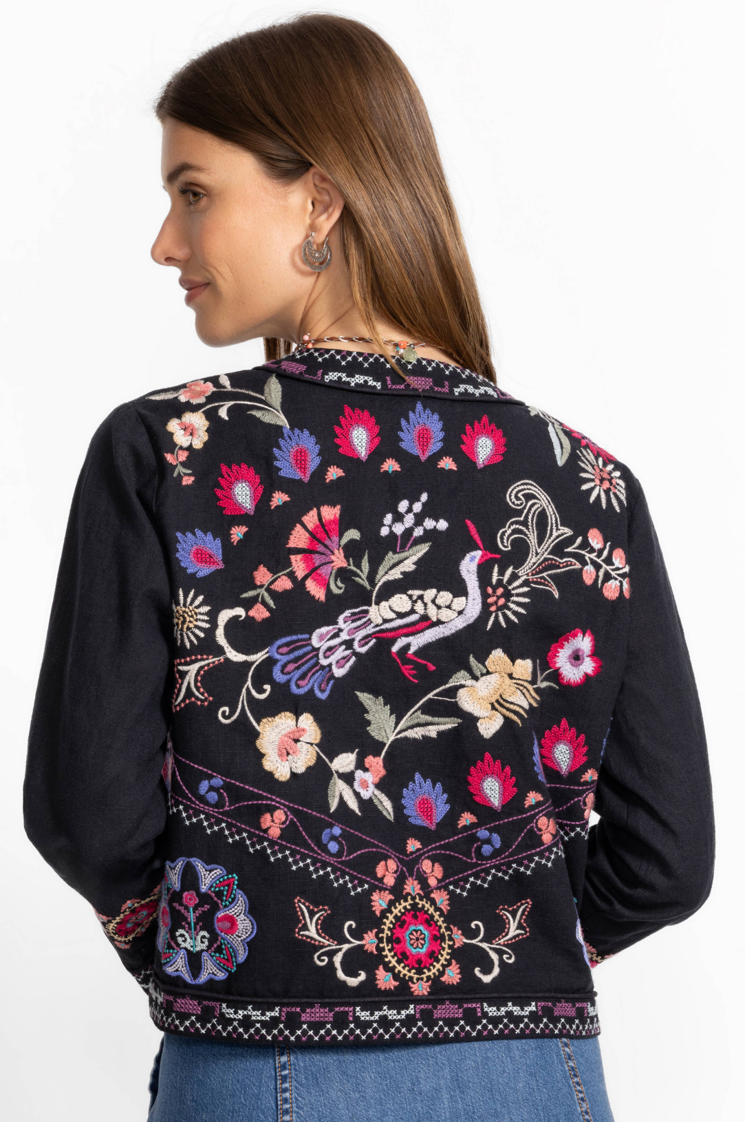 Linen Bolero Jacket - Gloria