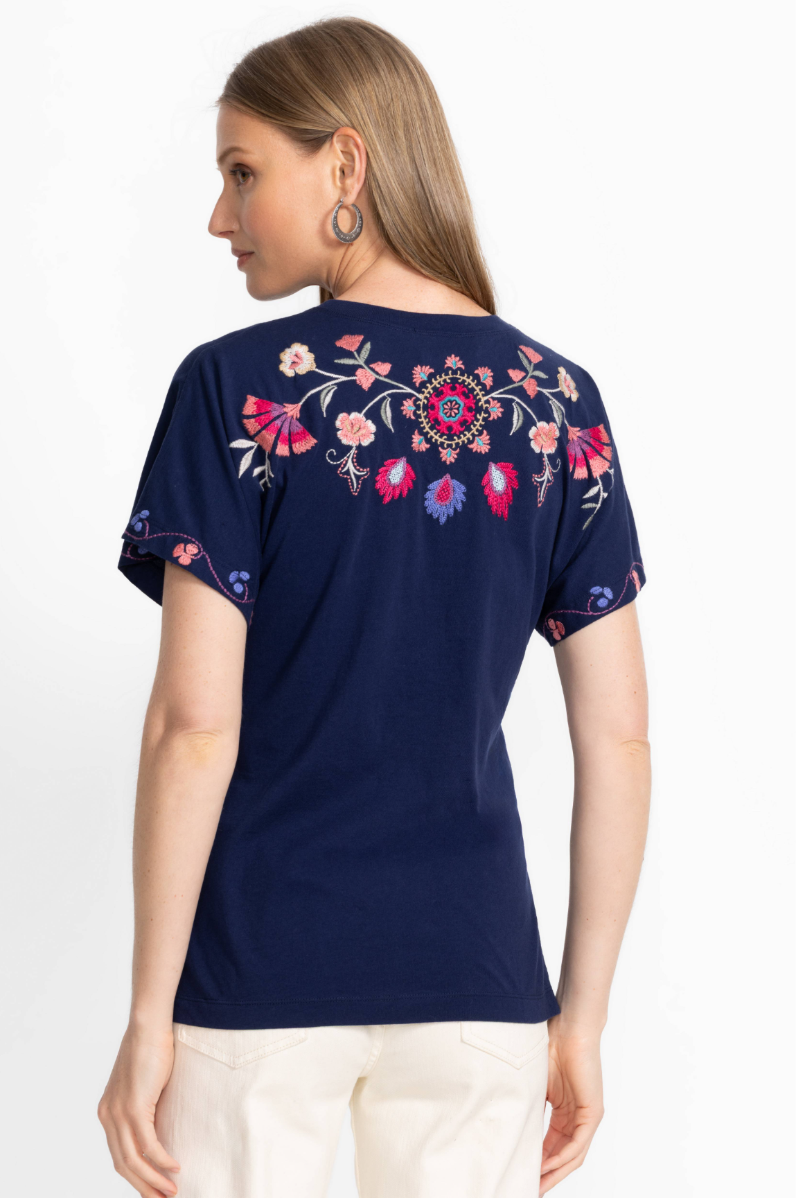 Side Slit Dolman Tee - Gloria