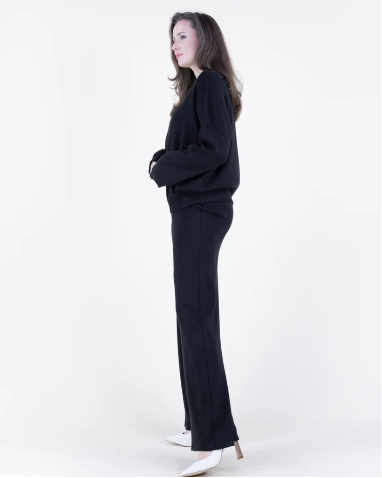 Comfy Wide Leg Knit Pants