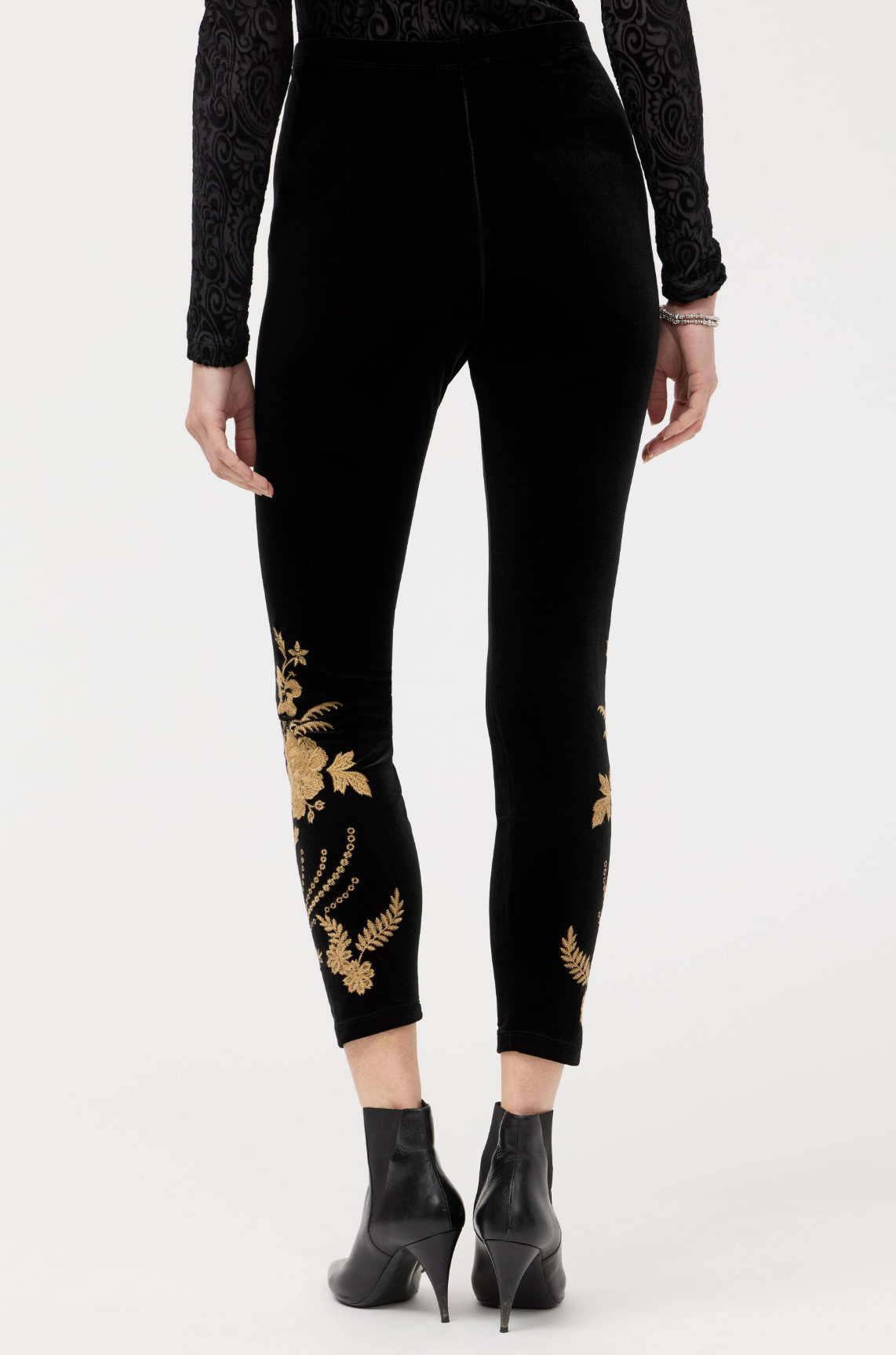 Stretch Velvet Legging