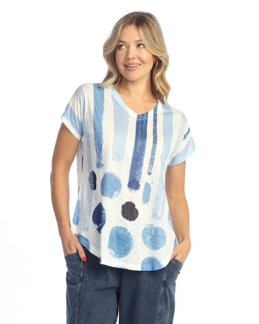 S/S V-Neck Tunic - Sandra