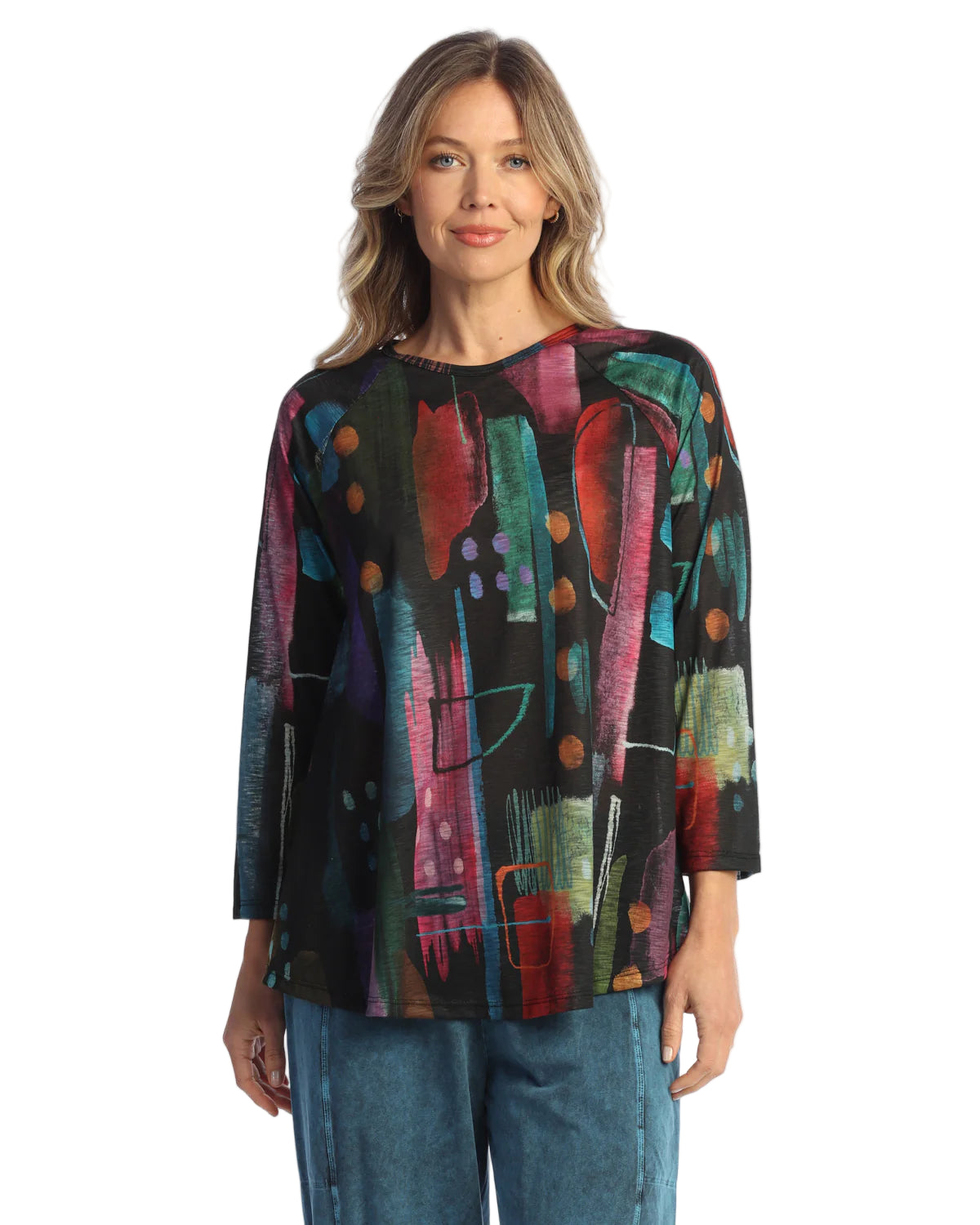 Raglan A-Line Drape Top - Compose
