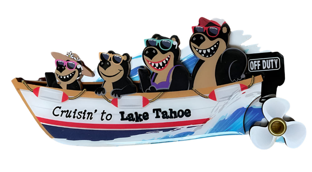 Magnet - Boat Cruising Lake Tahoe
