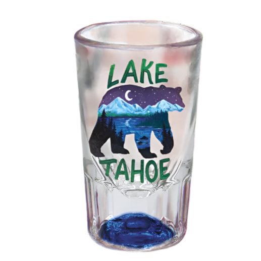 Shotglass - Painted Bear Heavy