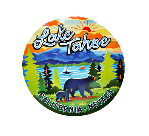 Magnet - Whimsy Art Metal Lake Tahoe