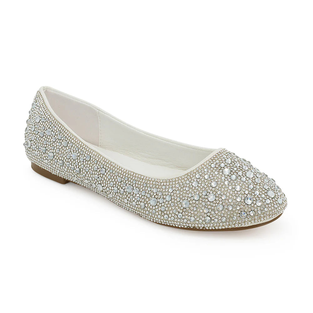 Ballet Flats with Stones