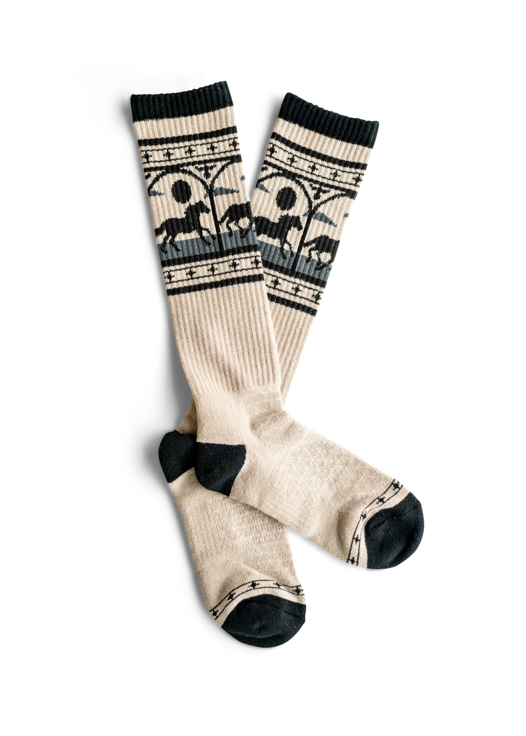 Bad Cowgirl Co. Midnight Stampede Performance Boot Socks