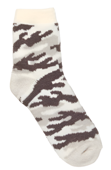 L Aloe Vera Infused Sock, Zebra