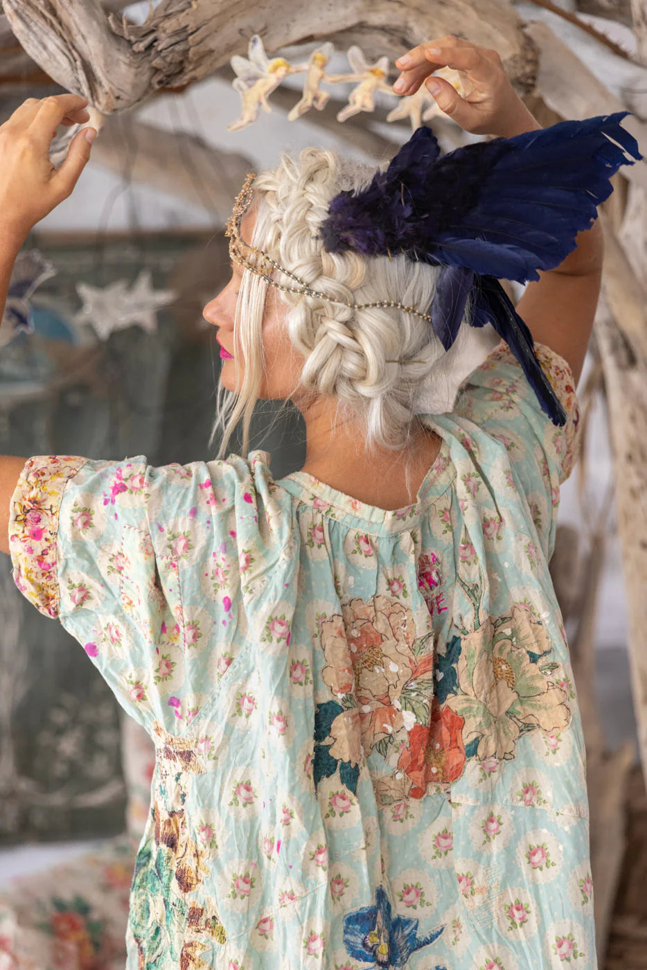 Applique Fayhe Dress