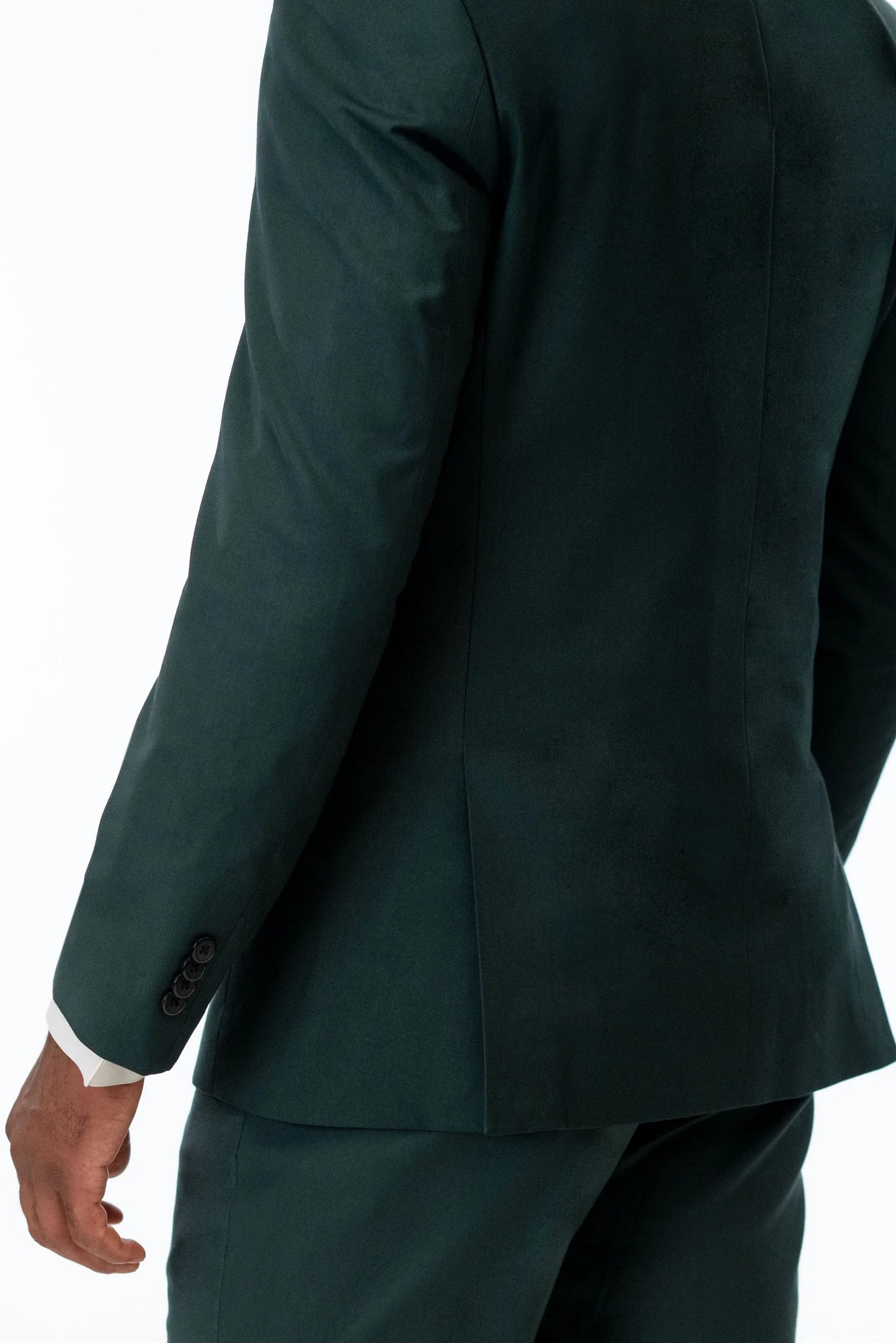 Dark Green Slim Fit Suit Coat by Couture 1910