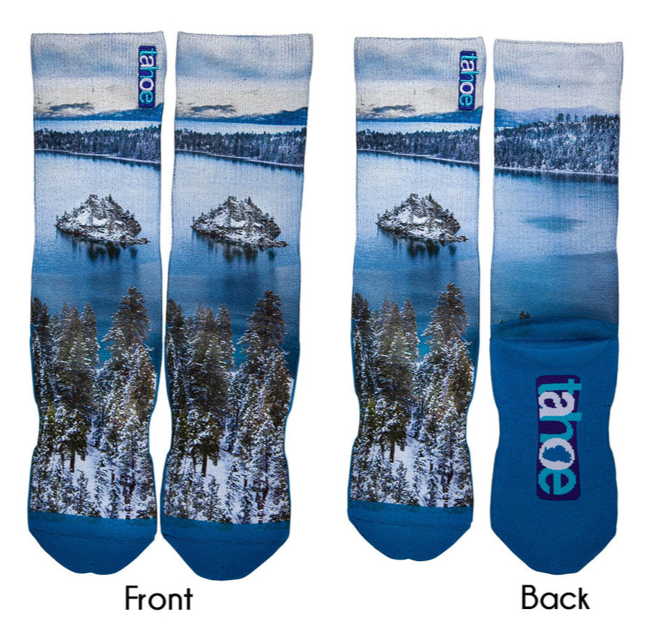 Socks, Emerald Bay Winter