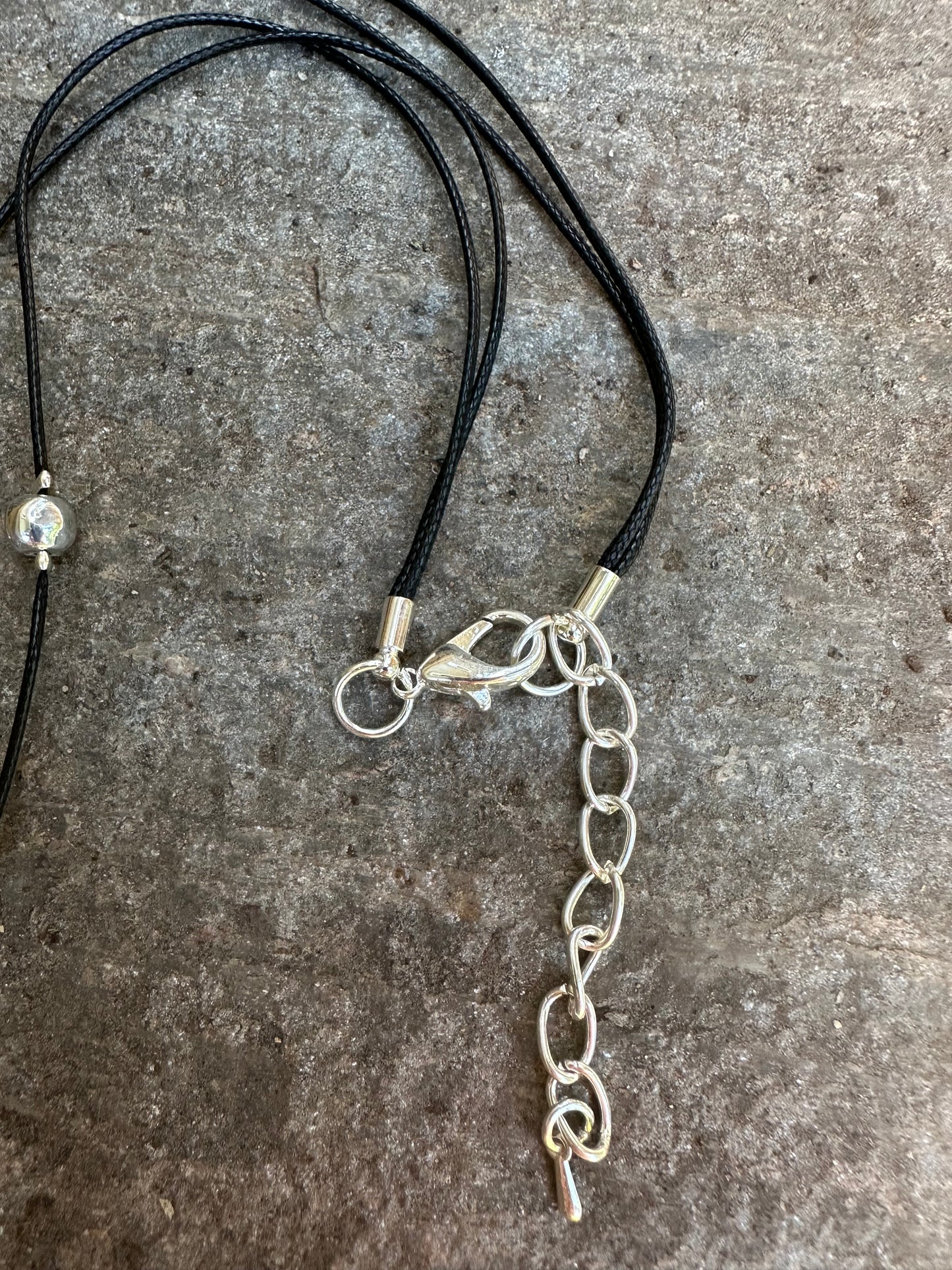 Long Cord Necklace With Pendant
