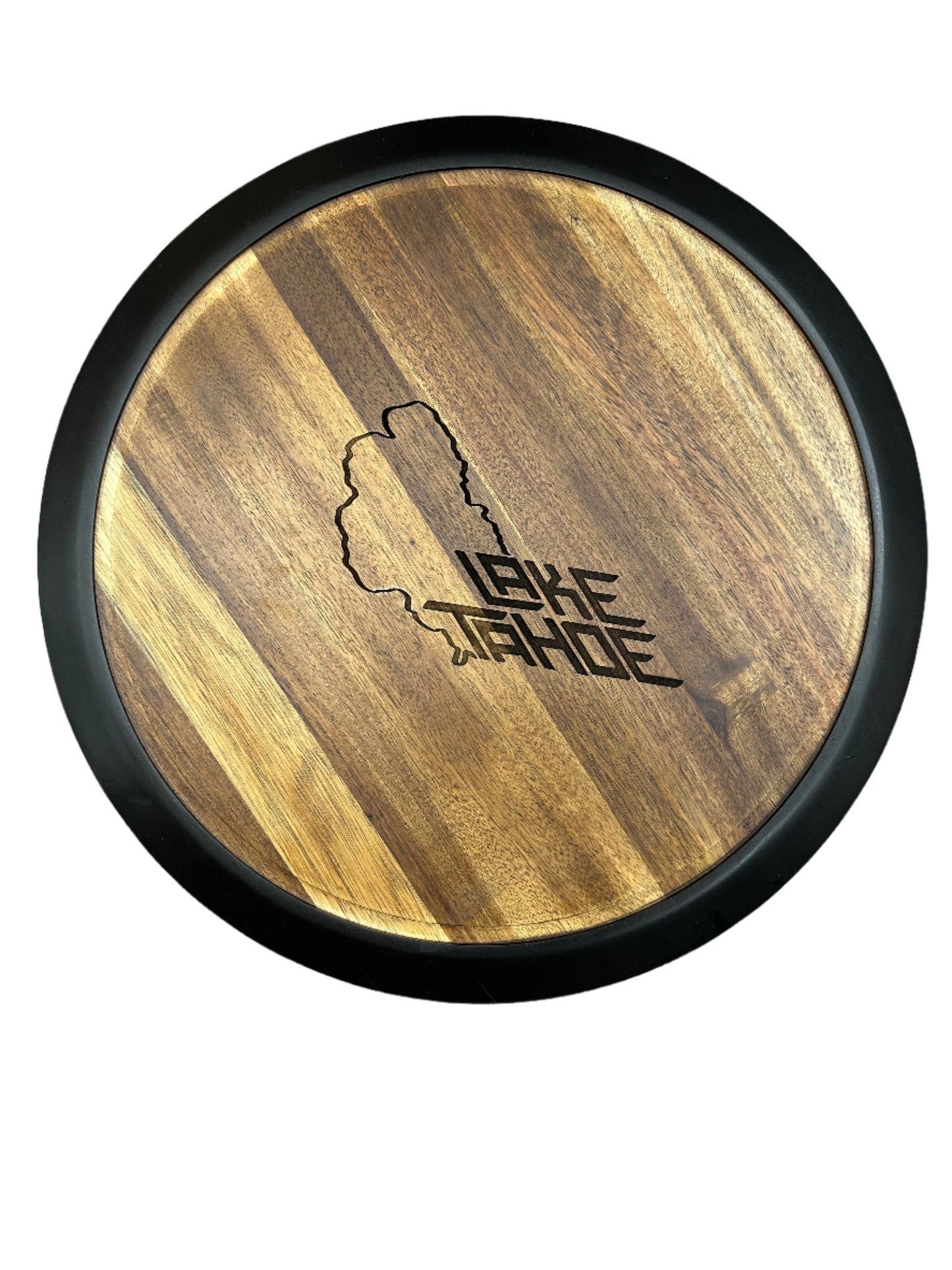 18" Lazy Susan w/Chalkboard Edge