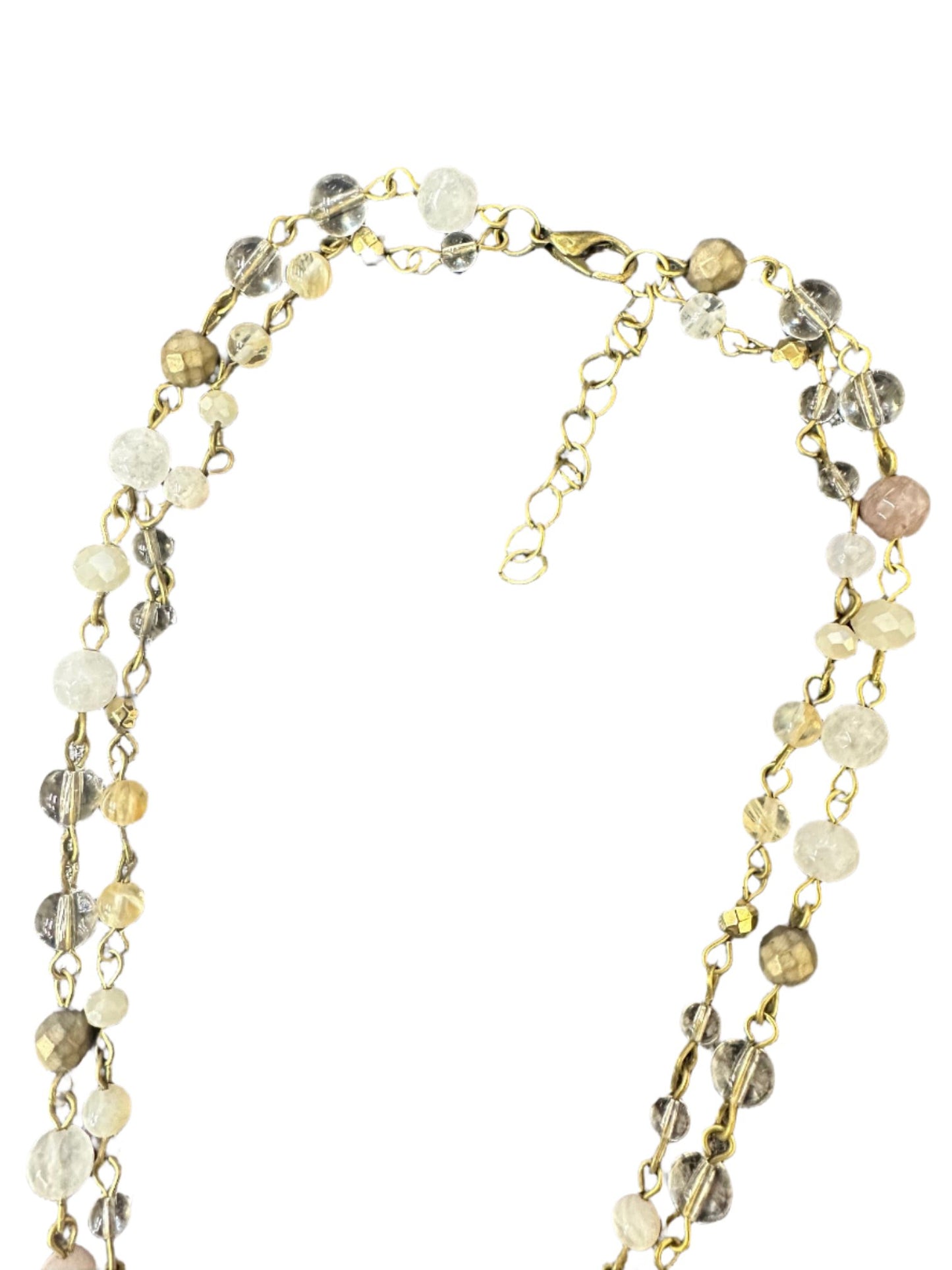 2 Strand Short Beaded Necklace