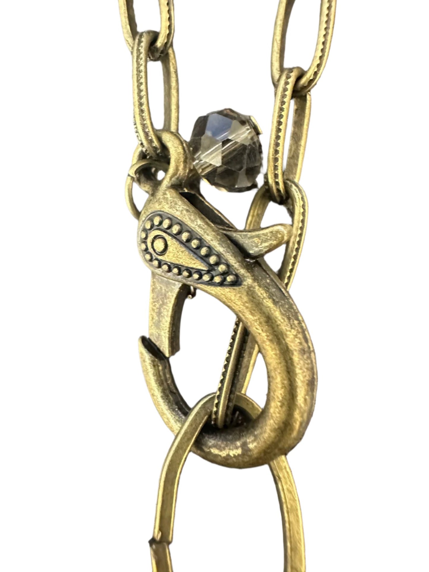 Short Chain Necklace with Stone