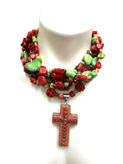 Five Strand Belt, Necklace and Bracelet - All in One.