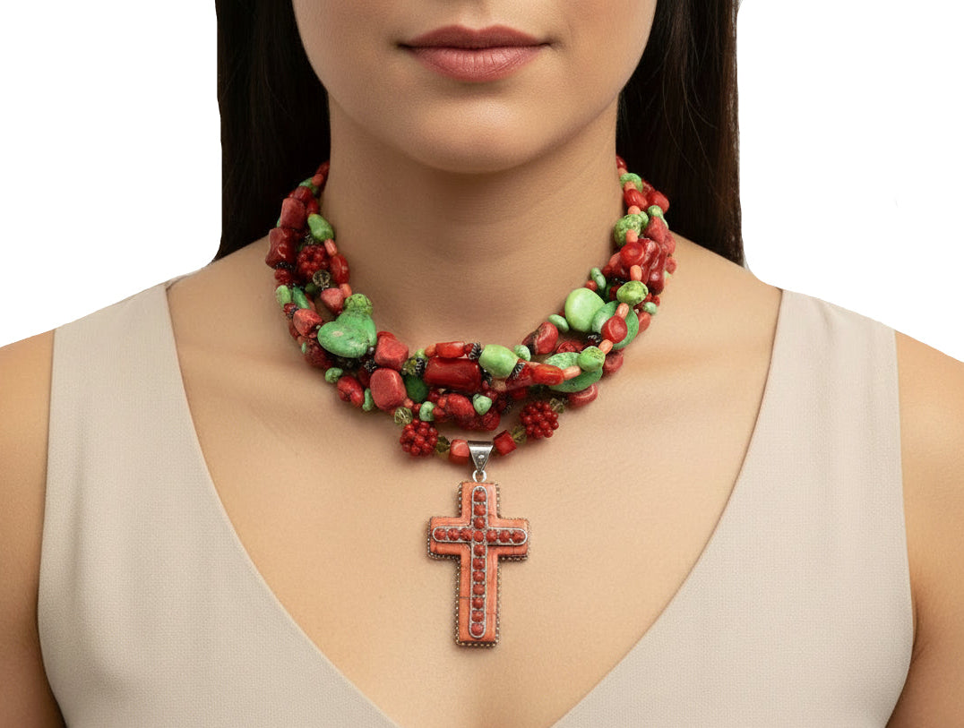 Five Strand Belt, Necklace and Bracelet - All in One.