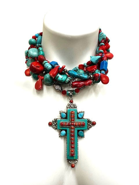 Five Strand Belt, Necklace and Bracelet - All in One.