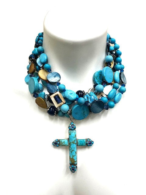 Five Strand Belt, Necklace and Bracelet - All in One.