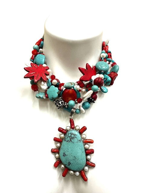 Five Strand Belt, Necklace and Bracelet - All in One.