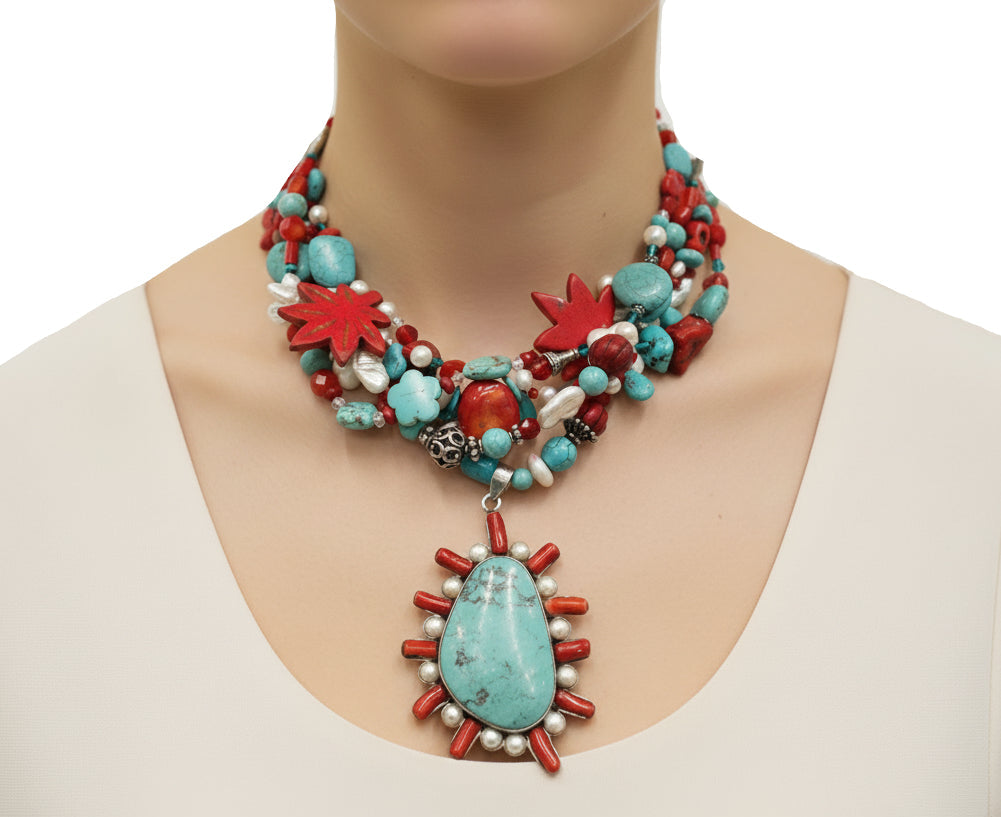 Five Strand Belt, Necklace and Bracelet - All in One.